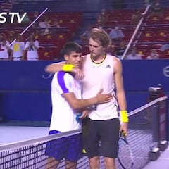 Alcaraz revela el elogio de Zverev al finalizar el partido