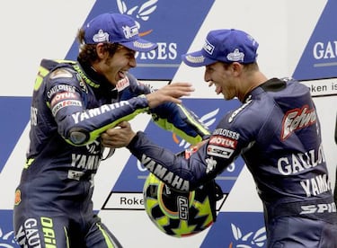 Así le fue a Rossi contra sus cinco compañeros en MotoGP