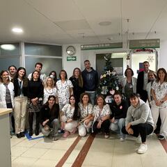 El Girona cumple con su visita al Hospital Josep Trueta