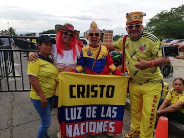 La Selección Colombia Sub 23 ya está lista para el encuentro ante Ecuador en el Preolímpico de la categoría. Los hinchas también están preparados para apoyarla en un juego que define la clasificación.