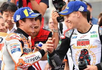 Marc Márquez y Fabio Quartararo. 