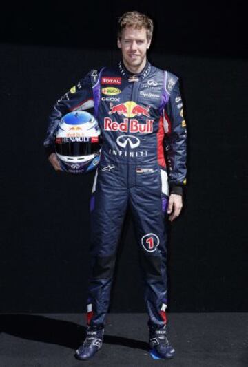 Sebastian Vettel del equipo Red Bull.