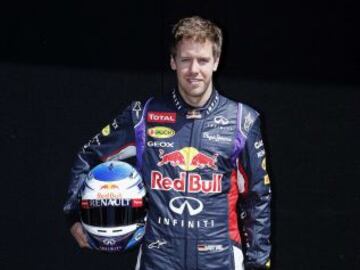 Sebastian Vettel del equipo Red Bull.