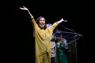 Personificó a a María Teresa Sáenz de Tejada, una mujer excéntrica que vivía en el edificio. Su personaje aportaba un toque surrealista a la serie. Murió en 2021 a los 66 años tras quitarse la vida.