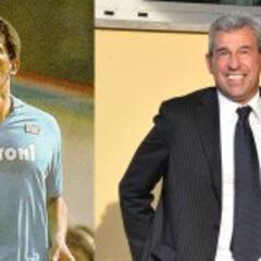 El antes y el después de los jugadores del Nápoles del 87