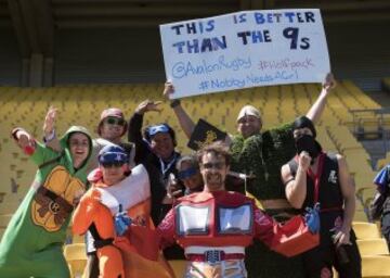 Carnaval en las gradas del Sevens World Series