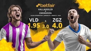 Real Valladolid vs. Real Zaragoza: horario, TV, estadísticas, clasificación y pronósticos