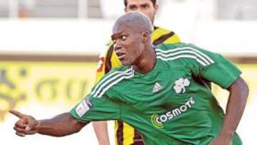 <b>DEBUT. </b>Cissé marcó su primer gol oficial con el Panathinaikos, ante el Ergotelis.