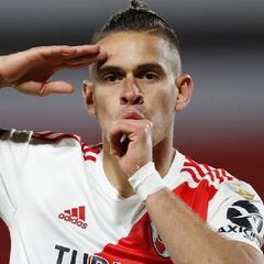 Santos Borré, nominado a mejor jugador de América de 2020