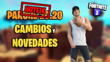 Correcci&oacute;n del 26 de abril en Fortnite: cambios y novedades