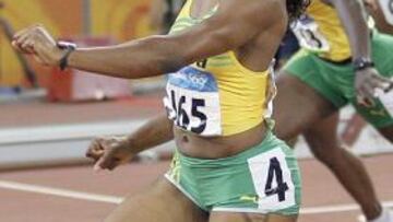 <strong>ÉXTASIS.</strong> Fraser voló para confirmar la supremacia de Jamaica en las pruebas de velocidad.