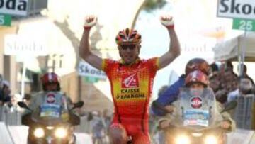<b>CAMPEÓN DE ESPAÑA. </b>Joaquín Rodríguez entra en solitario.