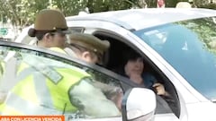 Carabineros fiscaliza en Vitacura y ocurre esta escena insólita: Chilevisión lo mostró en vivo y en directo