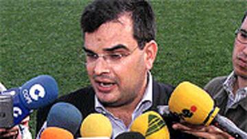 <B>OPTIMISTA</B>. Luis González salió satisfecho de la Junta porque se aprobaron todos los puntos.