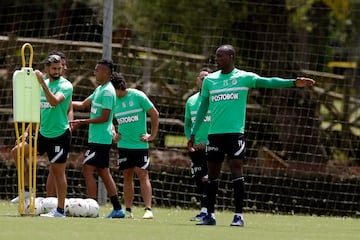 Imágenes del entrenamiento de Atlético Nacional previo al partido ante Bucaramanga