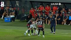 El gesto de Arrasate tras el pisotón de Maffeo a Vinicius que va a traer cola