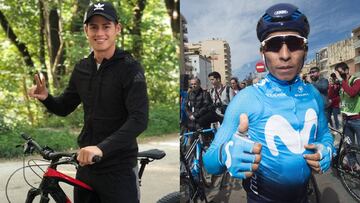 James Rodríguez y Nairo Quintana, dos de los deportistas más destacados de Colombia.