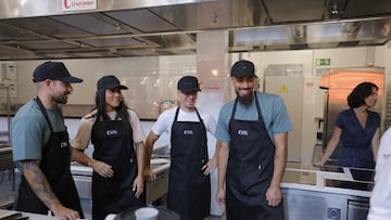 Ruibal, junto a Cristina Martín, Pedrosa y Borja Iglesias.