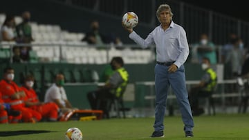 Pellegrini, durante un partido.