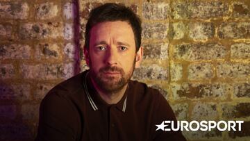 El exciclista y habitual comentarista de Eurosport Sir Bradley Wiggins.