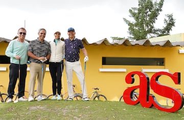 Juan Pablo y Sebastián Montoya compartieron con invitados y socios del club durante la jornada.