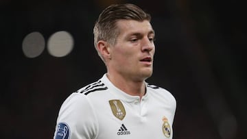 El centrocampista alem&aacute;n del Real Madrid, Toni Kroos, durante un partido.