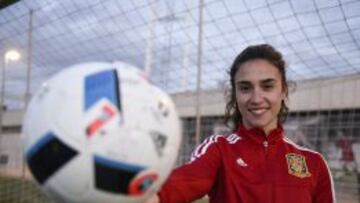 Nahikari García, capitana de la Sub-19 y delantera de la Real Sociedad.