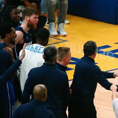 Warriors’ Damion Lee and Mavs’ Davis Bertans involved in ‘incident’