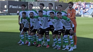 Alineación del Racing contra el Eldense.