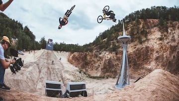 C-Dog y Max Fredriksson en el Audi Nines 2020 de MTB.