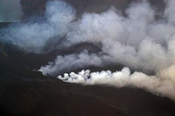 El volcn de Cumbre Vieja, en La Palma, contina su actividad eruptiva cuando se cumple el da 50 desde que entr en erupcin en septiembre.