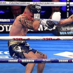 Warrington se consagra ante Frampton; Whyte, KO a Chisora