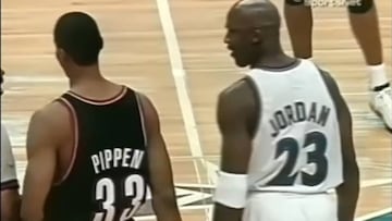 El partido más raro de la NBA: Jordan vs Pippen en un Wizards-Blazers