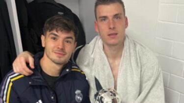 Lunin y Brahim ya reciben trato de usted