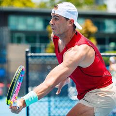 Rafael Nadal is back playing competitively in Brisbane