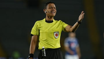 Bismarks Santiago, árbitro del clásico Millonarios vs. Nacional por la fecha 13 de Liga BetPlay.