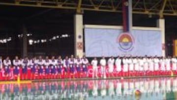 Presentación del Serbia-España.