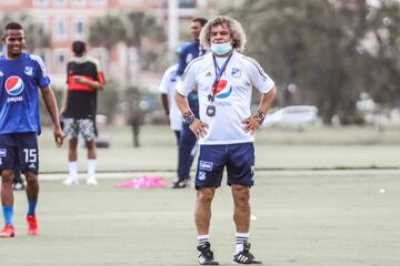 Millonarios entrenó en el Omni Champions Gate de Orlando antes de disputar el partido amistoso ante Atlético Nacional por la Florida Cup.