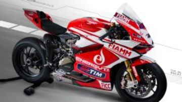 Así luce la nueva 1199 Panigale R de Checa.