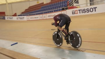 Dowsett no puede con el r¨¦cord de la hora de Campenaerts