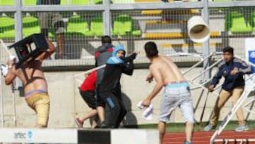 Santiago Wanderers recibió cinco fechas de castigo por los incidentes del torneo pasado en el partido ante Colo Colo.