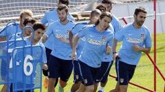 El Atlético de Madrid ya trabaja con 14 jugadores, Filipe incluido