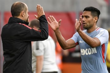 En imágenes Falcao y sus tres goles ante Dijon en Ligue 1