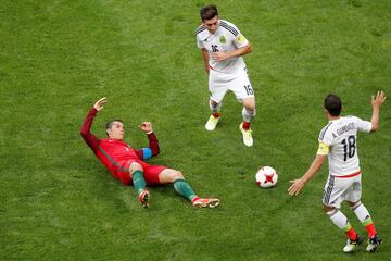 Así fue el partido de Cristiano Ronaldo ante México