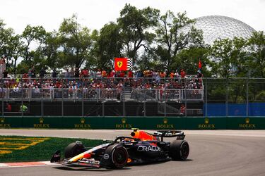 Checo Pérez finalizó en el sexto lugar en un discreto GP de Canadá