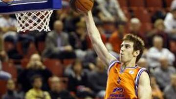 Claver en un partido del Power Electronics Valencia