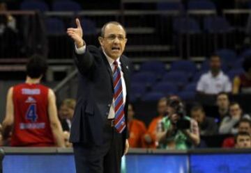 Ettore Messina, entrenador del CSKA.