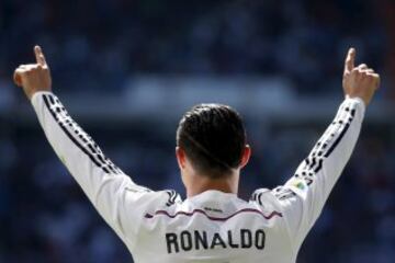 Cristiano Ronaldo celebra uno de sus goles.