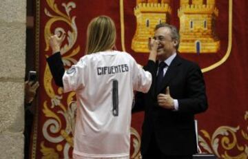 Cristina Cifuentes y Florentino Pérez. 