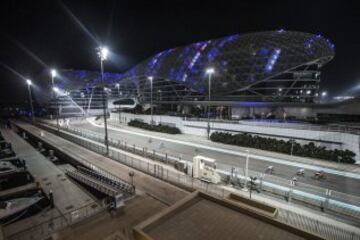 Panorámica del circuito Yas Marina.